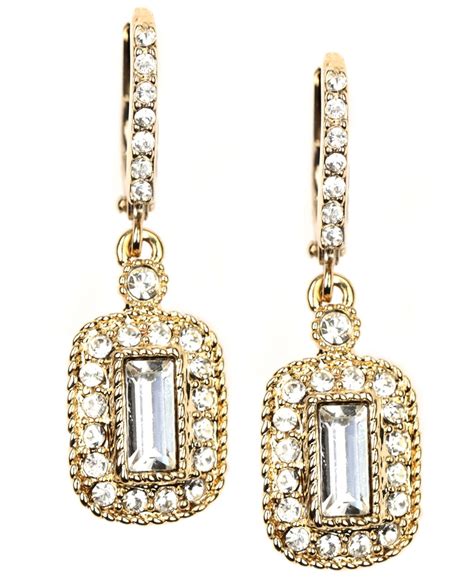 givenchy gold tone clip earrings|Givenchy gold drop earrings.